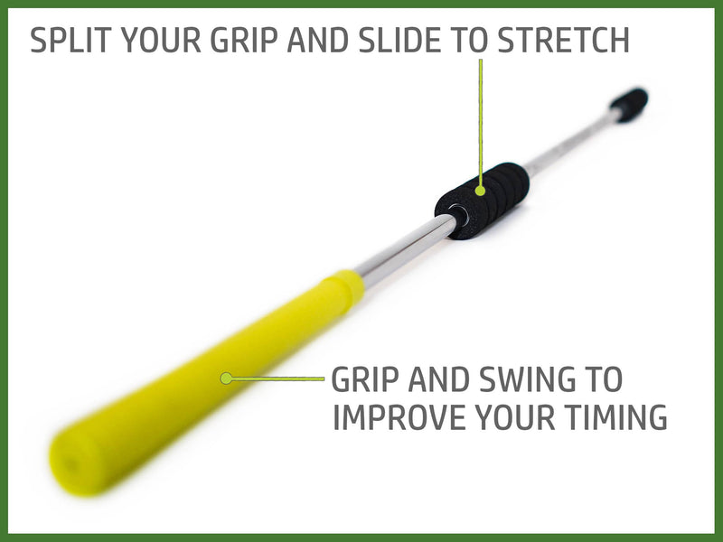 Swing Align Click Stick golf swing speed training aid improves your timing