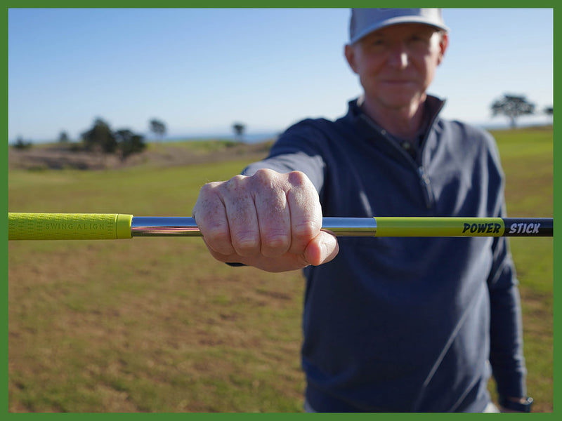 Take Power Stick golf trainer with you anywhere