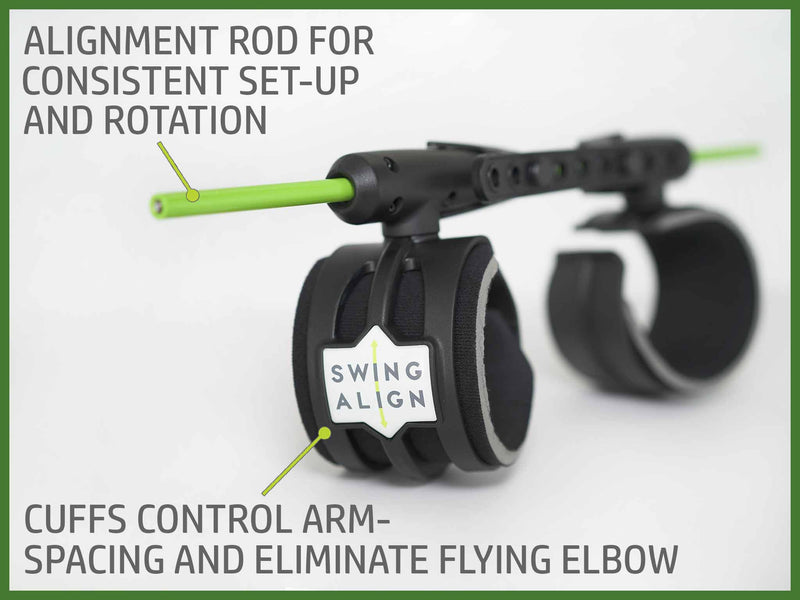 Swing Align aids consistent golf set up and rotation