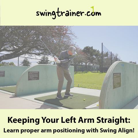 Keeping Your Left Arm & Elbow Straight in a Golf Swing