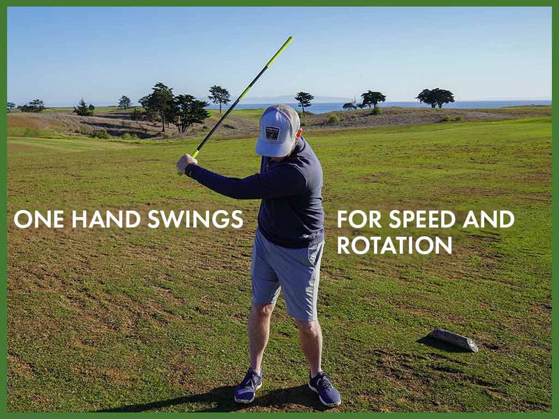 One handed swings to teach speed and rotation with Speed Stick